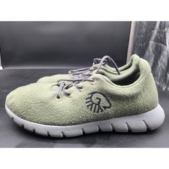 Geisswein Merino Wool Runners Men Sz 10.5 Green EU Size 44 3D Sneakers Mens Shoe main image 8